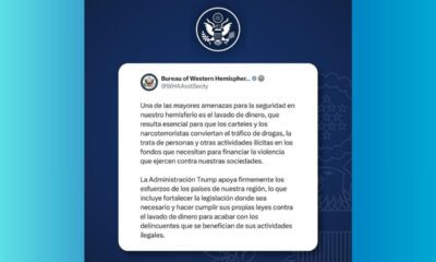 EE. UU. respalda leyes contra el lavado de dinero mientras crece el debate político y económico en Guatemala