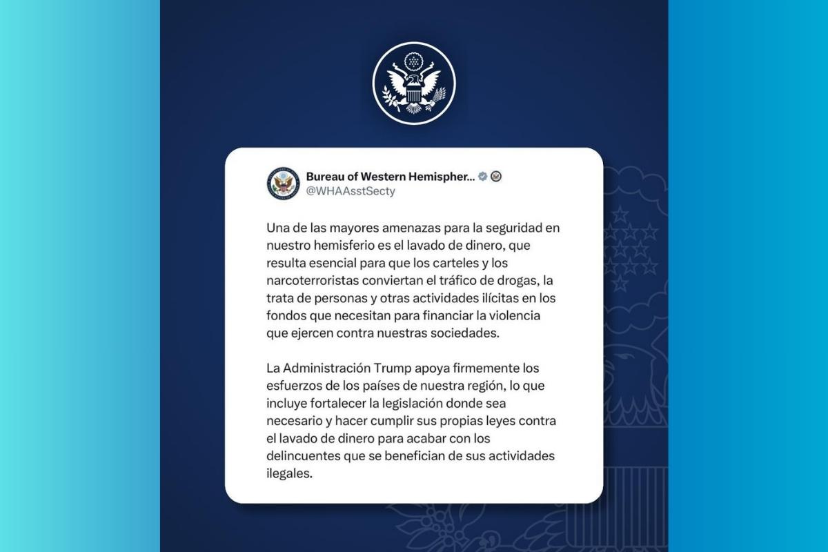 EE. UU. respalda leyes contra el lavado de dinero mientras crece el debate político y económico en Guatemala