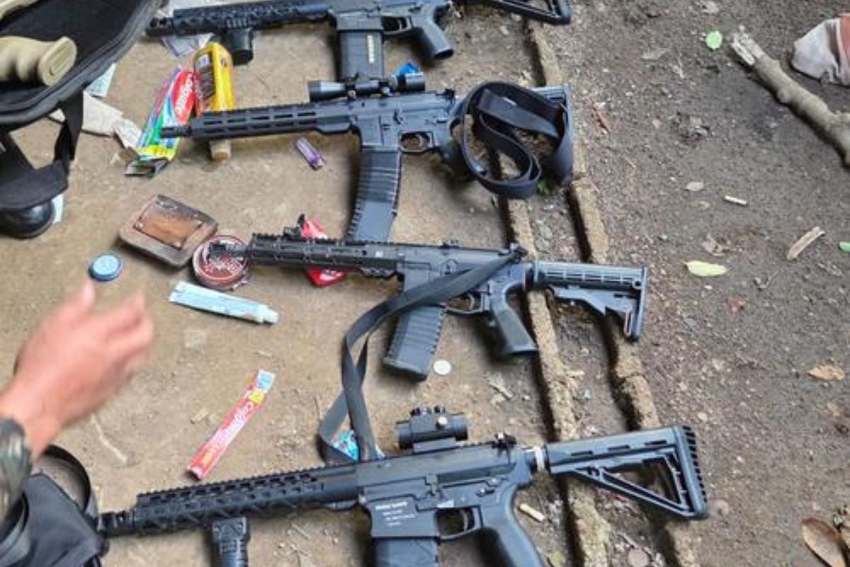 Localizan narcolaboratorio y arsenal en San Marcos; siete personas son capturadas