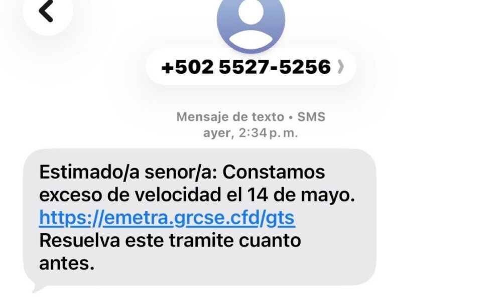 Emetra alerta por mensajes falsos de multas y revela números usados en el fraude