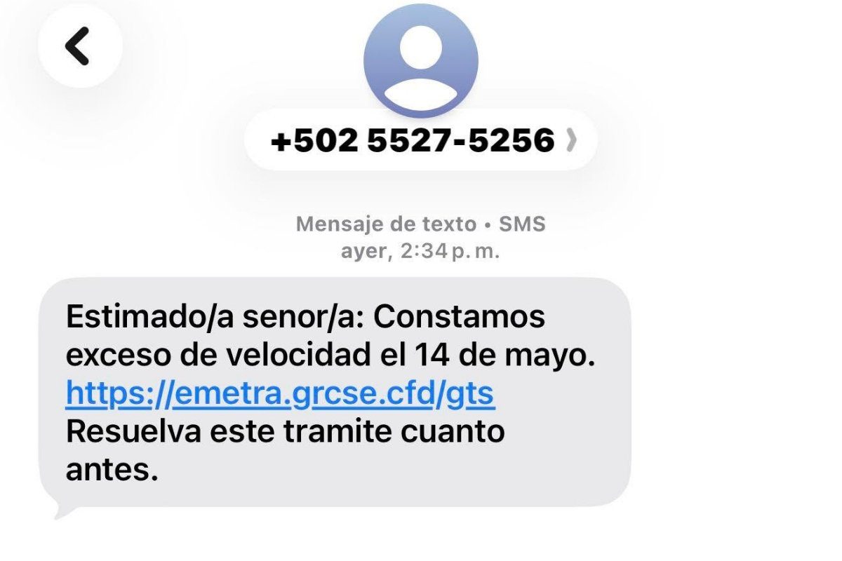 Emetra alerta por mensajes falsos de multas y revela números usados en el fraude