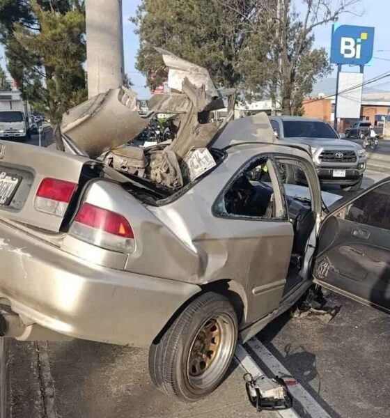 Joven de 19 años muere tras fuerte choque contra un poste en la calzada Aguilar Batres