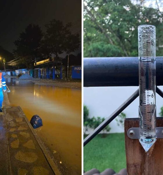 Lluvia histórica golpea la capital en un solo día cayó el mayor volumen de agua registrado en una década