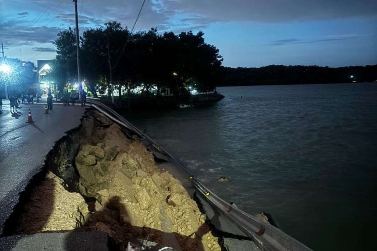Lluvias provocan daños en acceso clave a Flores y obligan a evaluar riesgos en Petén