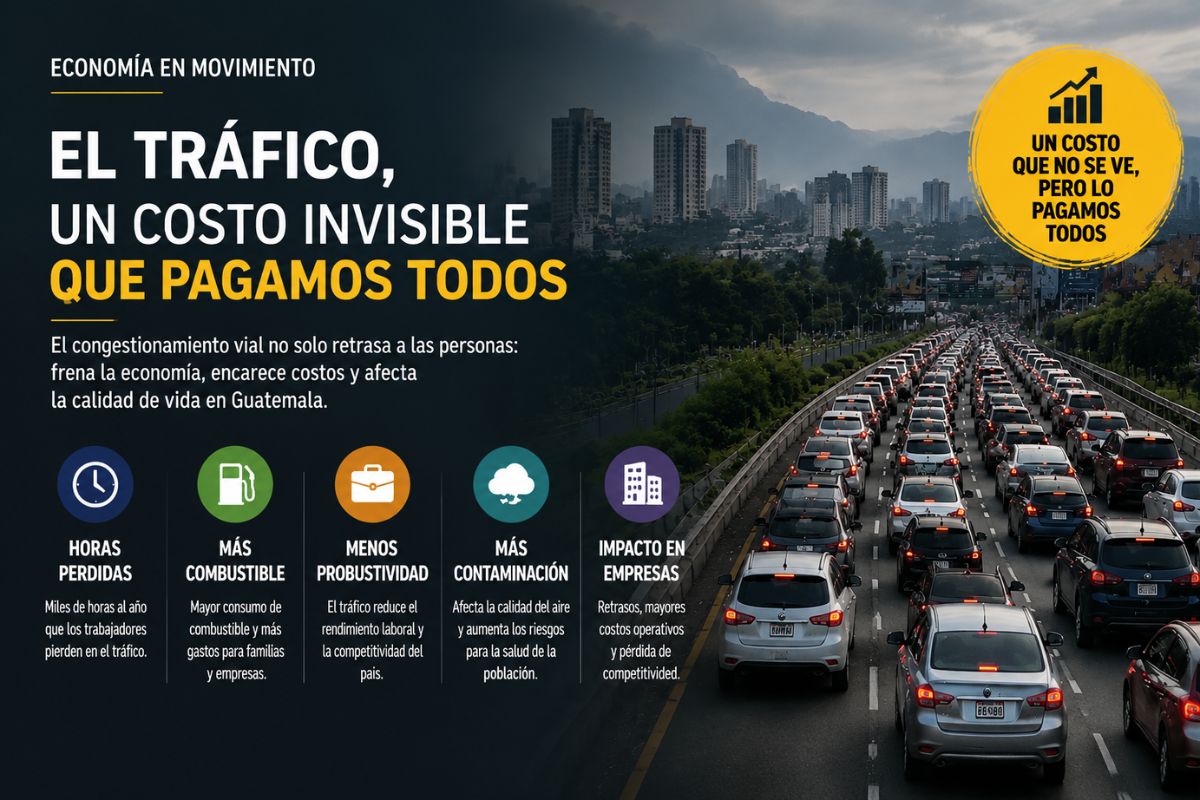 El costo económico del congestionamiento vial: una factura que paga toda la economía