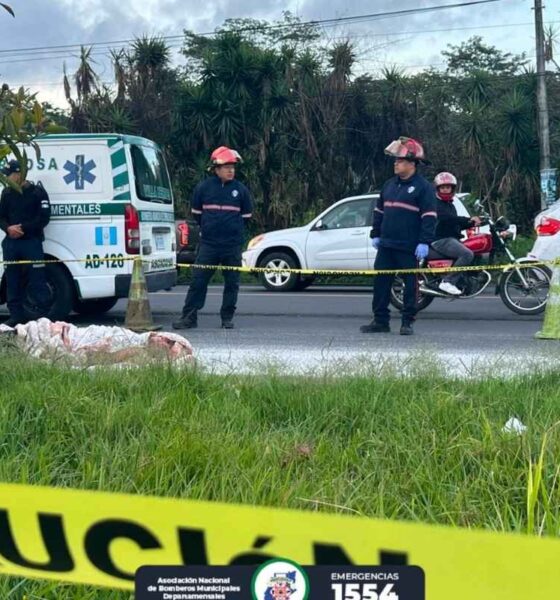Hallan cuerpo envuelto en sábanas a un costado de carretera en San Miguel Petapa