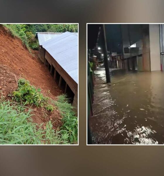 Lluvias desbordan ríos y afectan viviendas en Alta Verapaz e Izabal