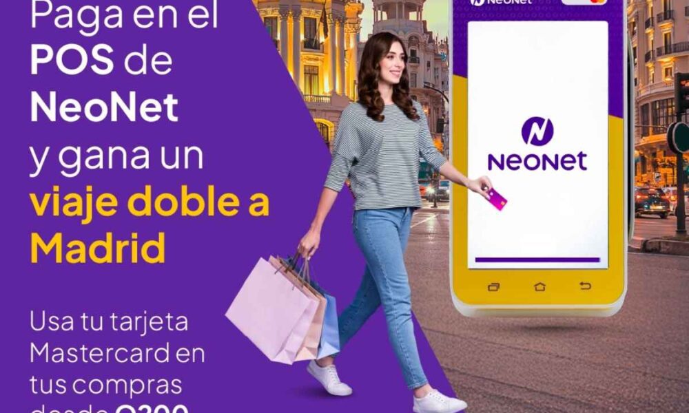 NeoNet y Mastercard lanzan promoción para ganar un viaje a Madrid