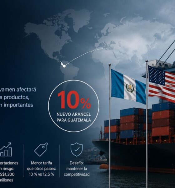 Nuevo arancel de Estados Unidos amenaza la competitividad de las exportaciones guatemaltecas