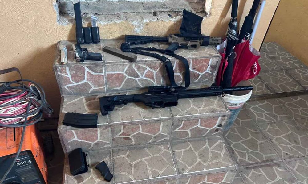 Operativo deja primera captura y decomiso de armas durante 40 allanamientos