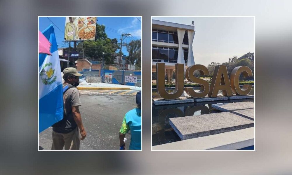 Tensión en la Usac tras inicio del nuevo período de Walter Mazariegos; manifestaciones mantienen presencia en el campus