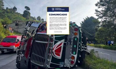 Bus sin limitador de velocidad recibe multa tras accidente en Quiché
