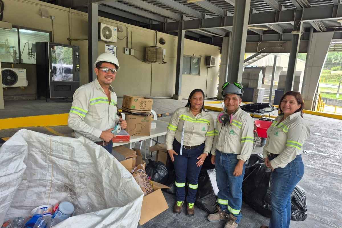 Cementos Progreso Panamá recupera media tonelada de residuos