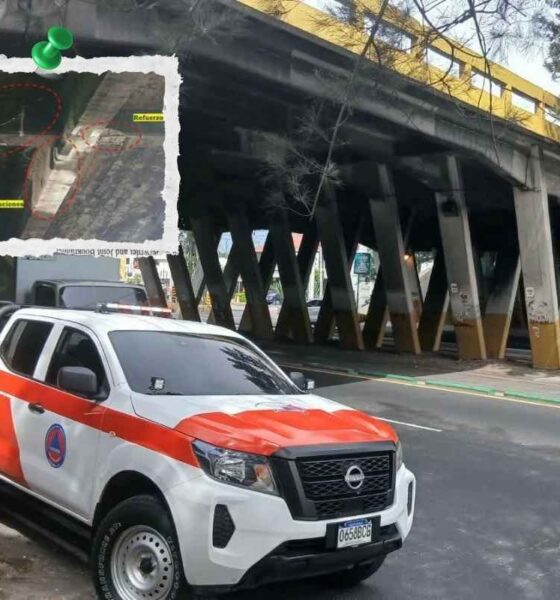 Conred advierte daño severo en unión estructural de puente del Periférico