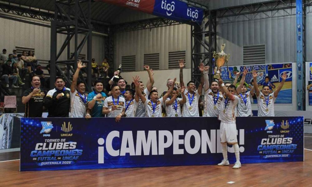 Dobladas San Carlos conquista el título más importante del futsal centroamericano