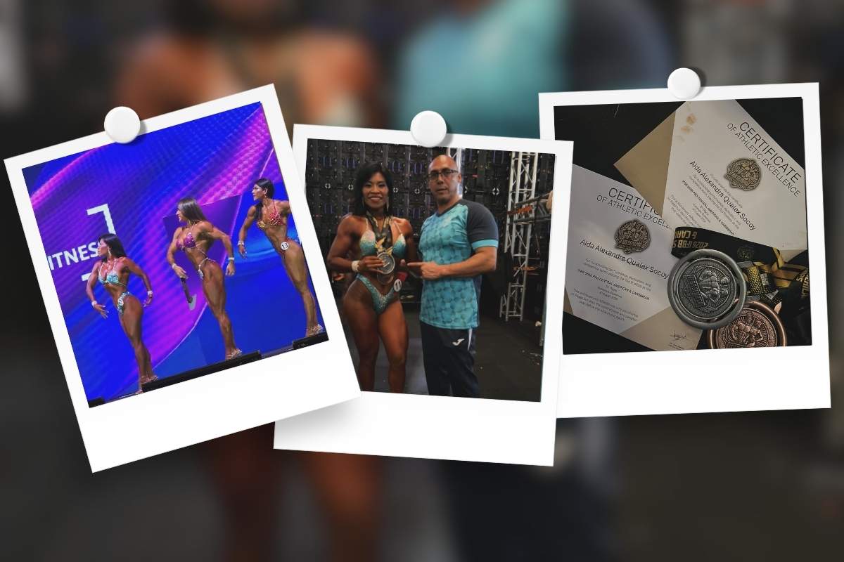Fisicoculturista guatemalteca Alexandra Qualex gana plata y otro reconocimiento en la IFBB
