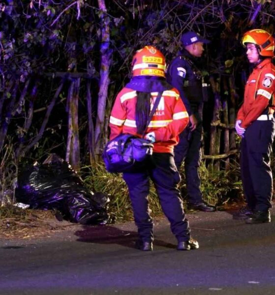 Hallan cadáver dentro de una bolsa en el bulevar El Naranjo, Mixco