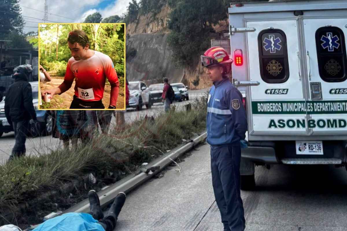 Modelo y atleta guatemalteco Sebastián Villaverde fallece en accidente en la ruta Interamericana