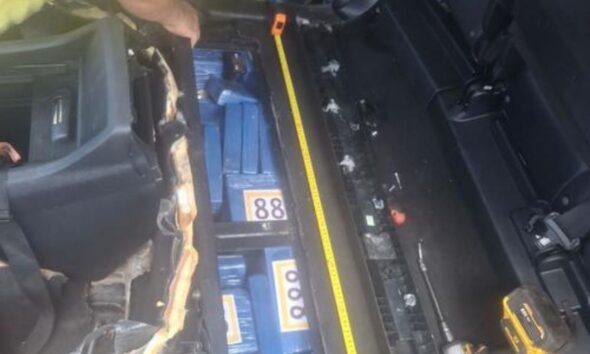 PNC localiza cocaína oculta en estructura de vehículos en Malacatán