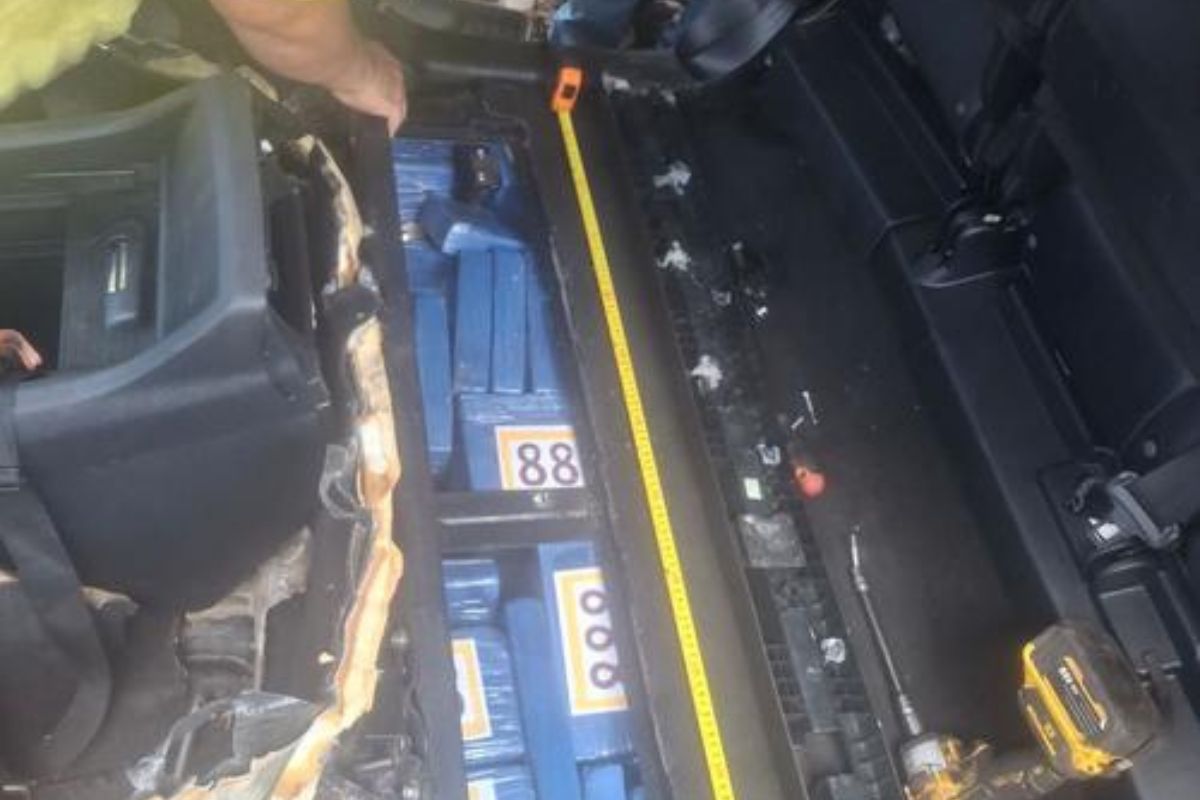 PNC localiza cocaína oculta en estructura de vehículos en Malacatán