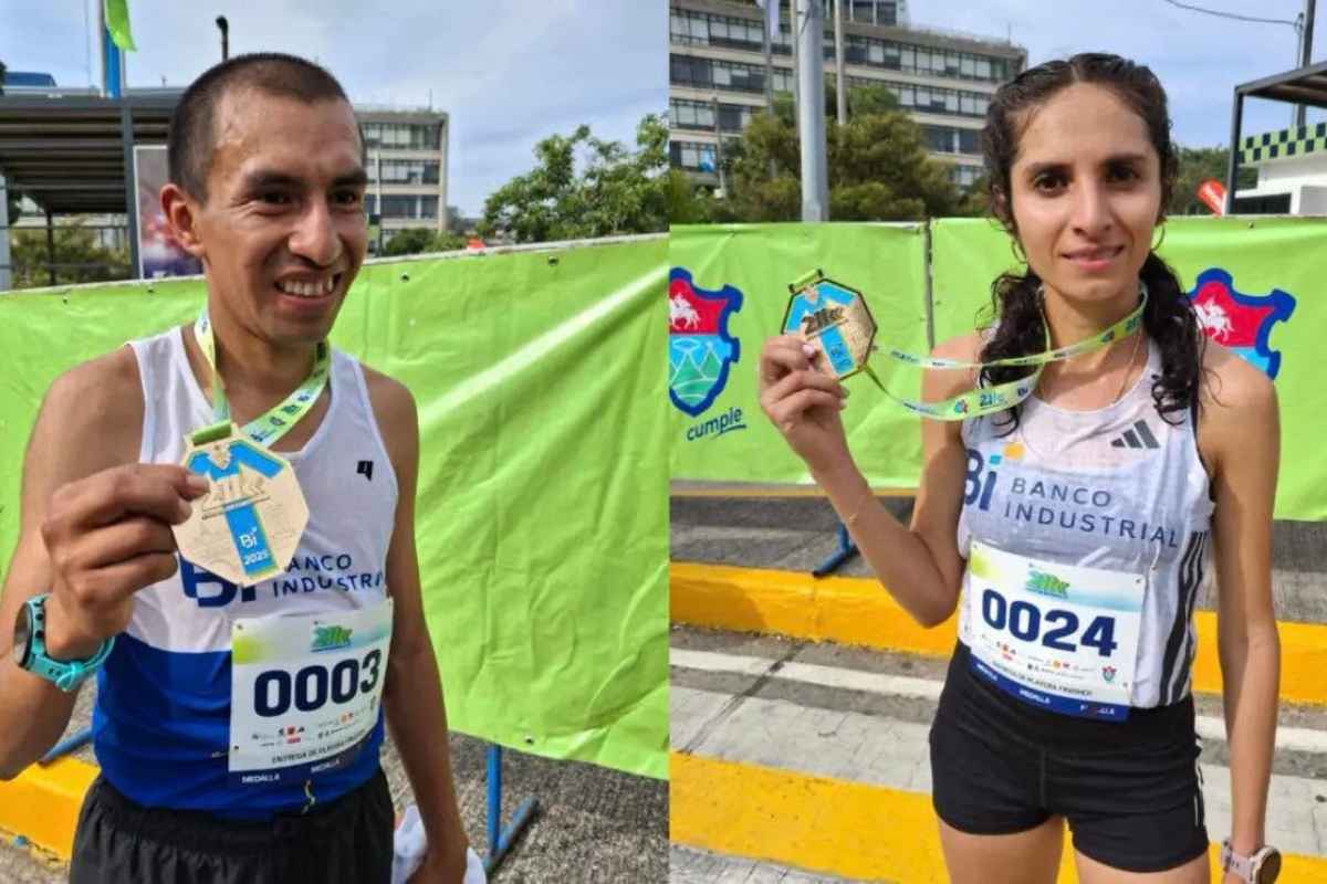 Viviana Aroche y Alberto González se imponen en los 21K de Ciudad de Guatemala