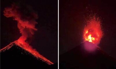 Volcán de Fuego intensifica su erupción