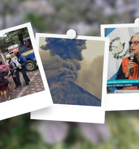Volcán de Fuego mantiene actividad crítica más de 1,400 personas siguen en albergues y continúa la evacuación, actualiza Insivumeh y Conred