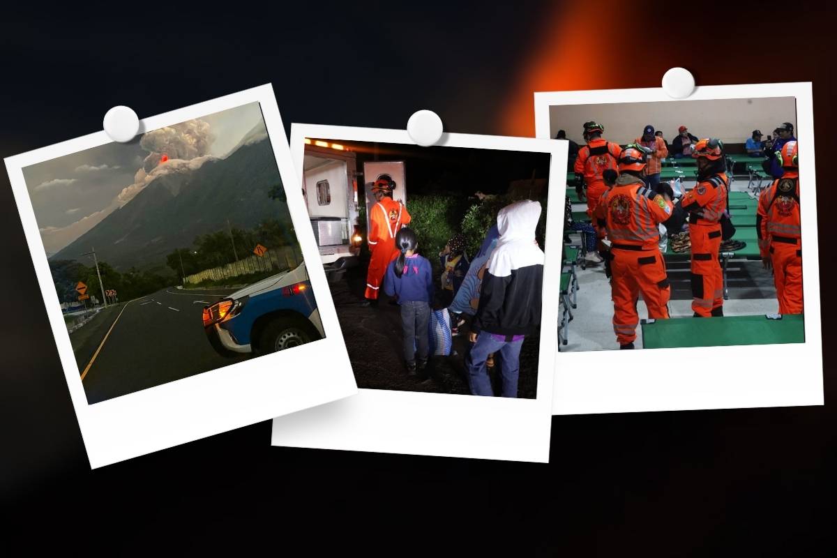 Volcán de Fuego obliga a evacuar comunidades y mantiene en alerta a tres departamentos