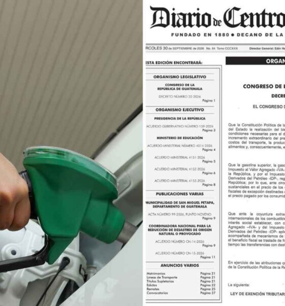 Arévalo sanciona decreto que exonera impuestos a combustibles y veta ley de precios máximos