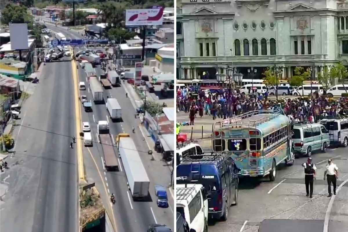 Bloqueos complican el tránsito en Guatemala estas son las rutas alternas