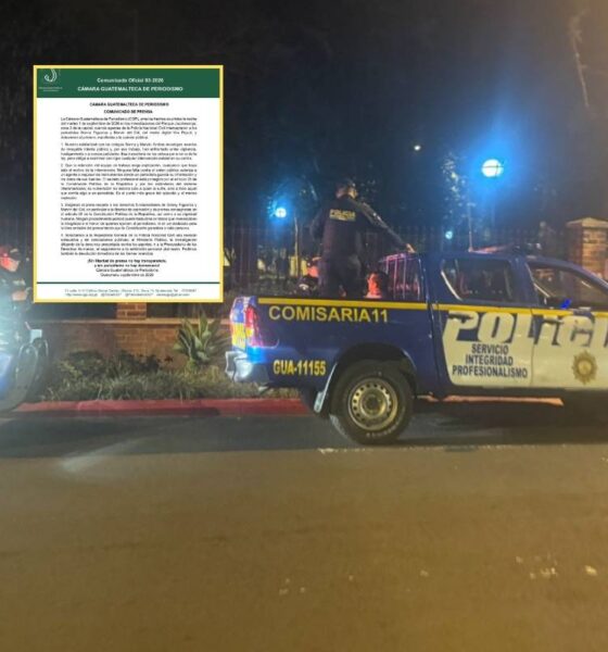 Cámara Guatemalteca de Periodismo pide esclarecer intervención a periodistas en zona 2