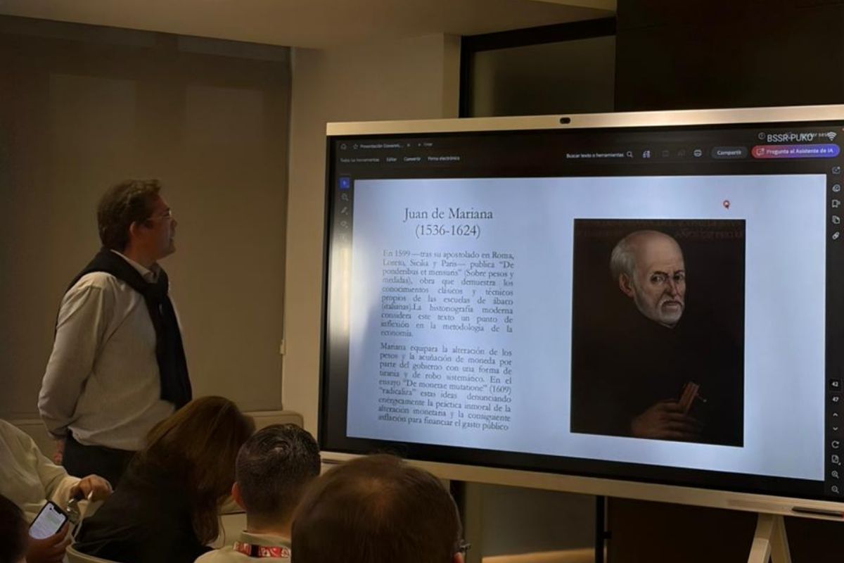 Giovanni Patriarca aborda los orígenes escolásticos del pensamiento económico moderno