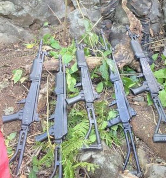 Grupo armado huye hacia México y abandona armas en Huehuetenango, según Ejército