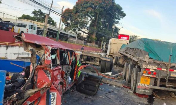 Accidente en ruta al Atlántico afecta al Transmetro estas son las estaciones cerradas