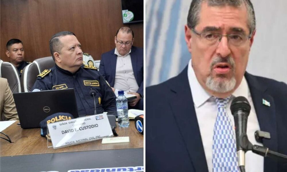 Arévalo evita comparecer ante la prensa en medio de crisis de la PNC