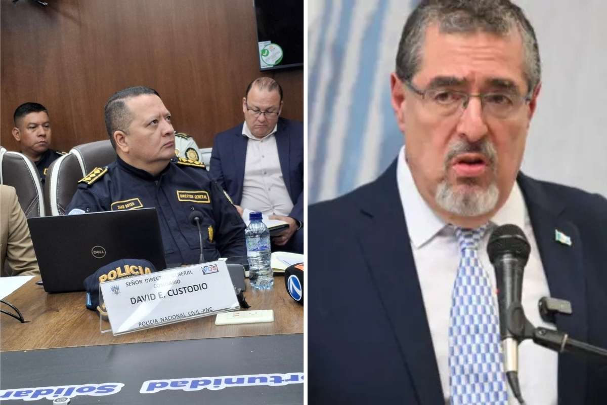 Arévalo evita comparecer ante la prensa en medio de crisis de la PNC
