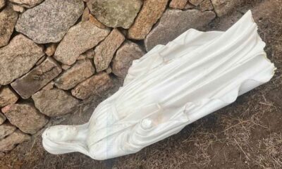Destruyen estatua de la Virgen María en Córcega y detienen a dos sospechosos