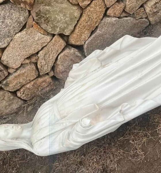 Destruyen estatua de la Virgen María en Córcega y detienen a dos sospechosos