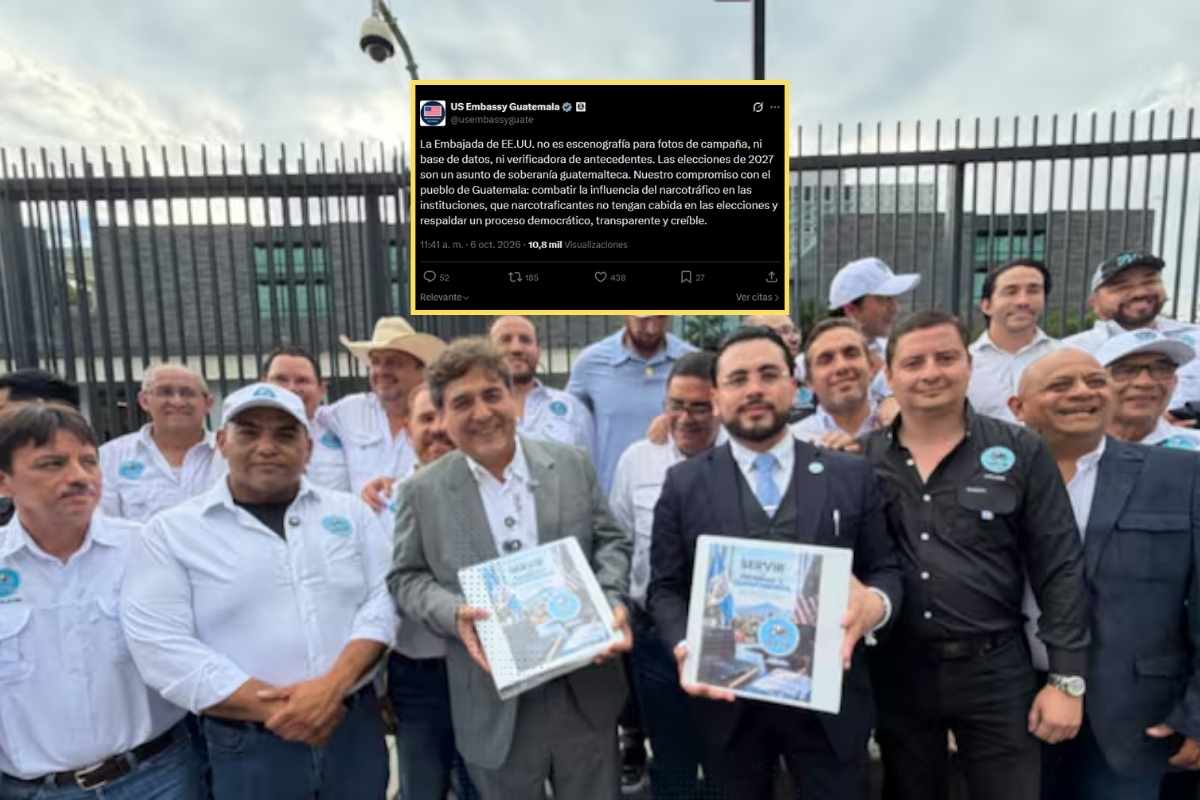 Embajada de EE. UU. responde tras gestión de Carlos Pineda “No es escenografía para fotos de campaña”