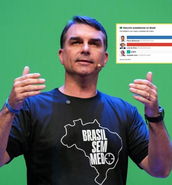 Flávio Bolsonaro toma ventaja sobre Lula en la elección presidencial de Brasil