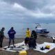 Helicóptero con siete personas se accidenta en el lago de Atitlán