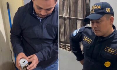 Latas de cerveza en sede policial nuevo cuestionamiento a los controles de la PNC