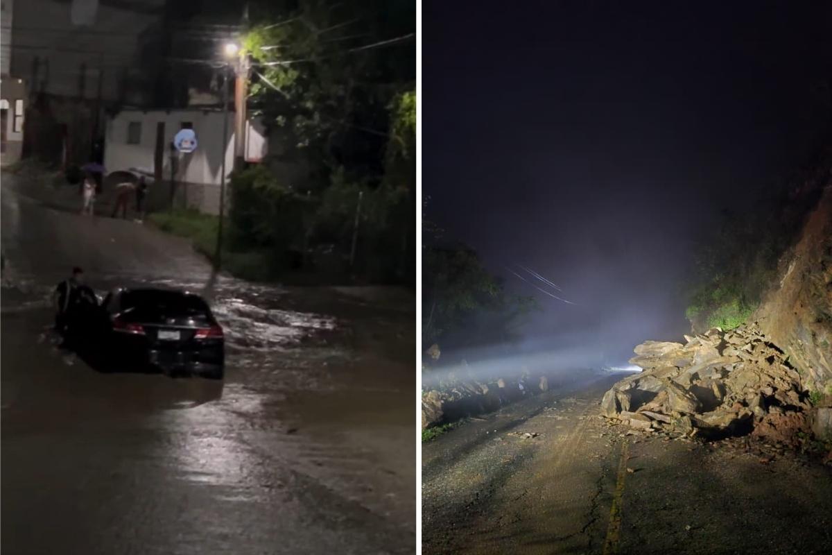 Lluvias en Guatemala provocan inundaciones y derrumbes en siete departamentos