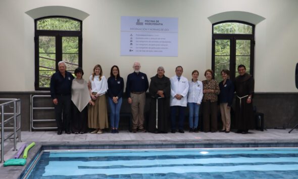 Obras Sociales del Santo Hermano Pedro inaugura piscina terapéutica para fortalecer la rehabilitación de sus residentes