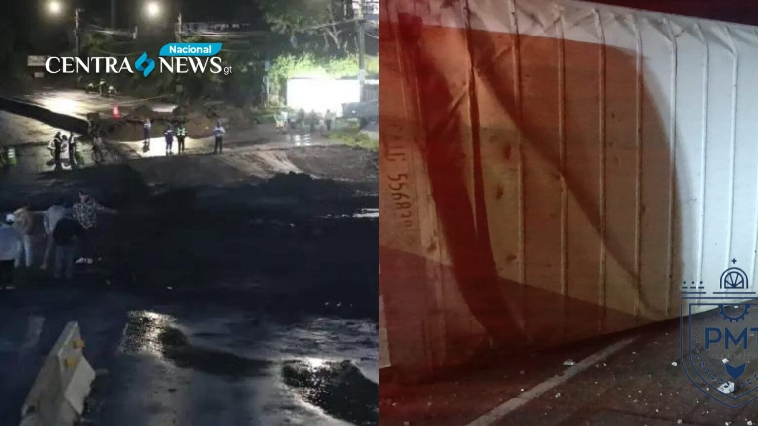 Se suman más incidentes de tránsito al hundimiento en Villa Nueva ...