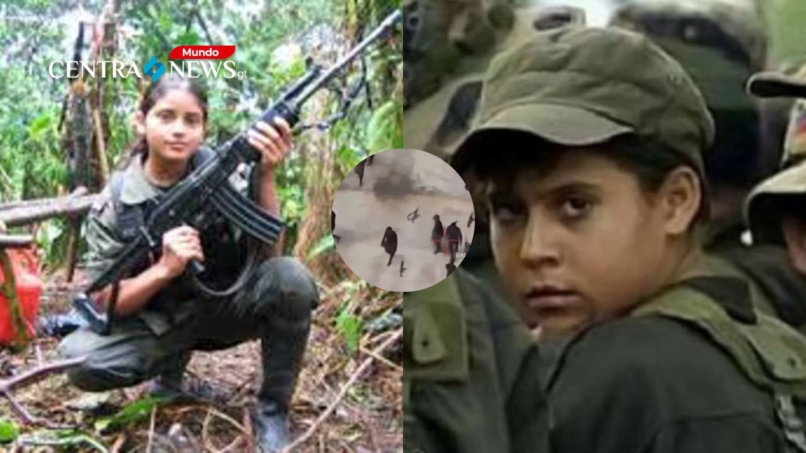 Las FARC someten a niños a reclutamiento forzado Impactantes imágenes capturadas por la Fuerza de Tarea Conjunta Hércules