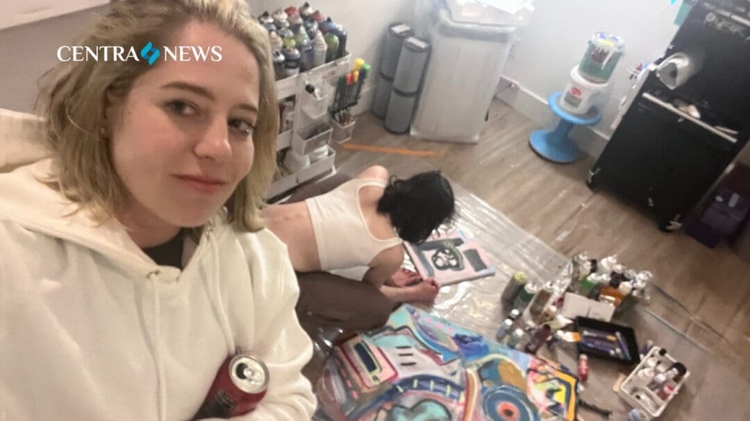 Milah, la artista guatemalteca que pintó en Hollywood con Adi Spiegelman
