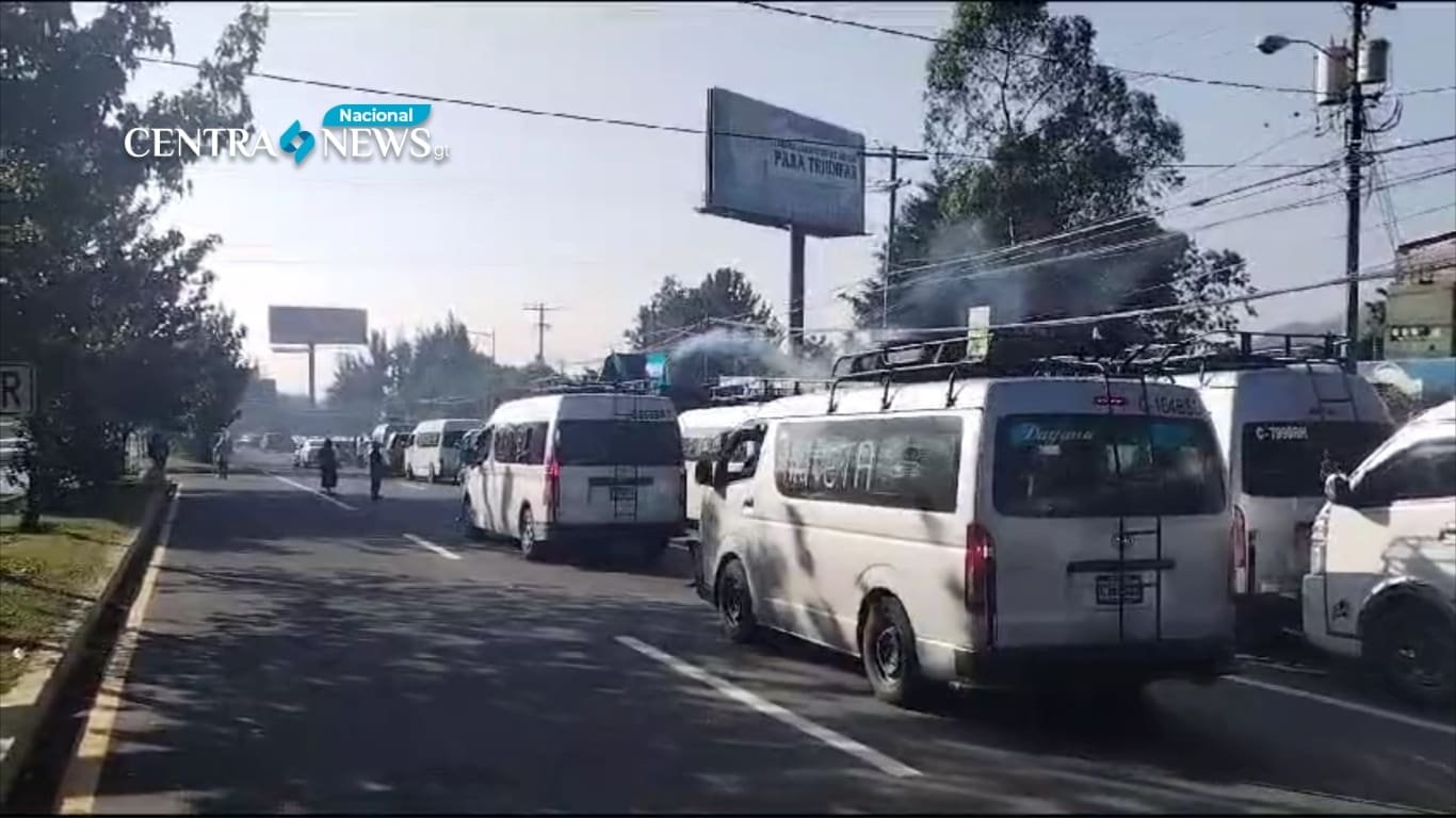 Caravana de transportistas comienza su recorrido por la ruta Interamericana