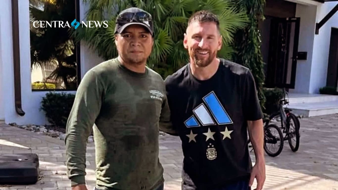Guatemalteco se vuelve viral al fotografiarse con Messi