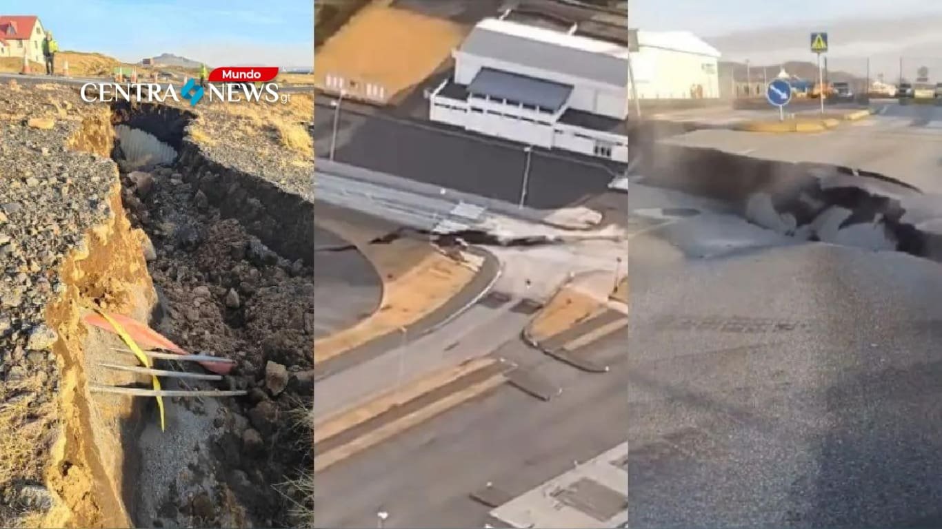 Magma volcánica obliga evacuación en ciudad islandesa al abrir grietas